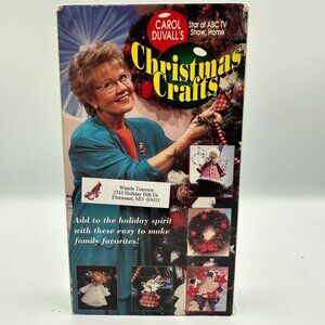 Carol Duvalls Christmas Crafts VHS 1991 Goodtimes Holiday Tutorial Craft Project